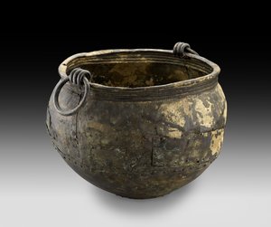 Cauldron，来自Shipton on Cherwell，Oxfordshire，公元前7世纪（青铜片）